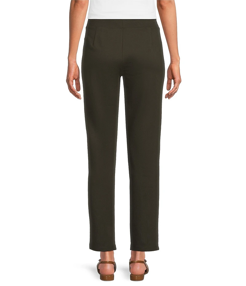 Eileen Fisher Flex Ponte Slim Ankle Pants