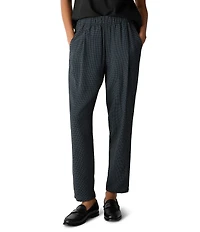 Eileen Fisher Fluid Crepe Tapered Ankle Pants