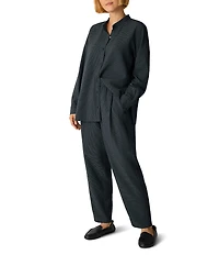 Eileen Fisher Fluid Crepe Tapered Ankle Pants