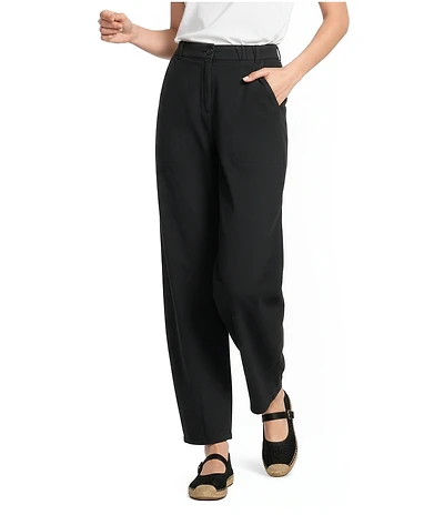 Eileen Fisher Garment Dyed Organic Cotton Utility Arch Ankle Pants