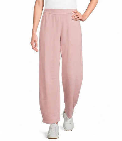 Eileen Fisher Garment Dyed Terry Pull-On Ankle Pant