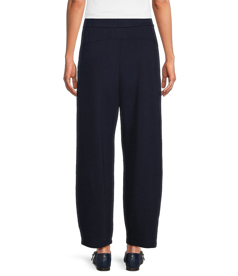 Eileen Fisher Garment Dyed Terry Pull-On Ankle Pant