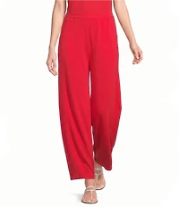 Eileen Fisher Garment Dyed Terry Elastic Waist Lantern Ankle Pants