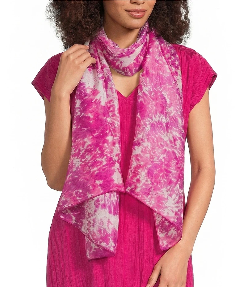 Eileen Fisher Hand Dyed Silk Wrap Scarf