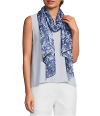 Eileen Fisher Hand Dyed Silk Wrap Scarf