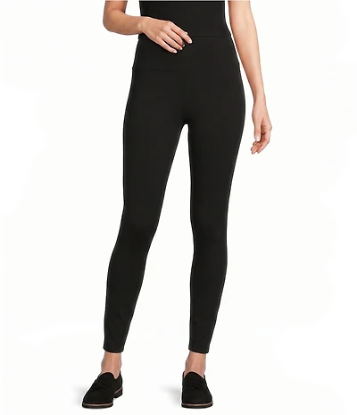 Eileen Fisher Jersey High Waist Slim Leg Ankle Leggings