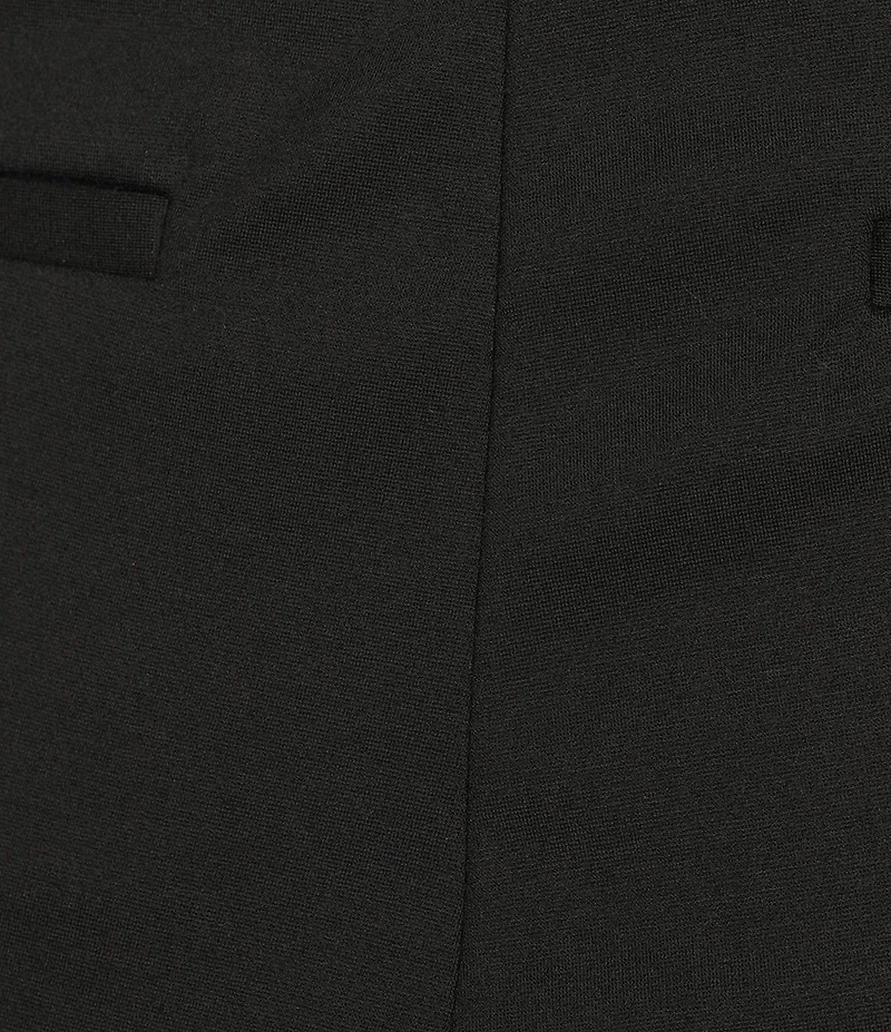 Eileen Fisher Lightweight Ponte Lantern Ankle Straight Leg Trouser Pants