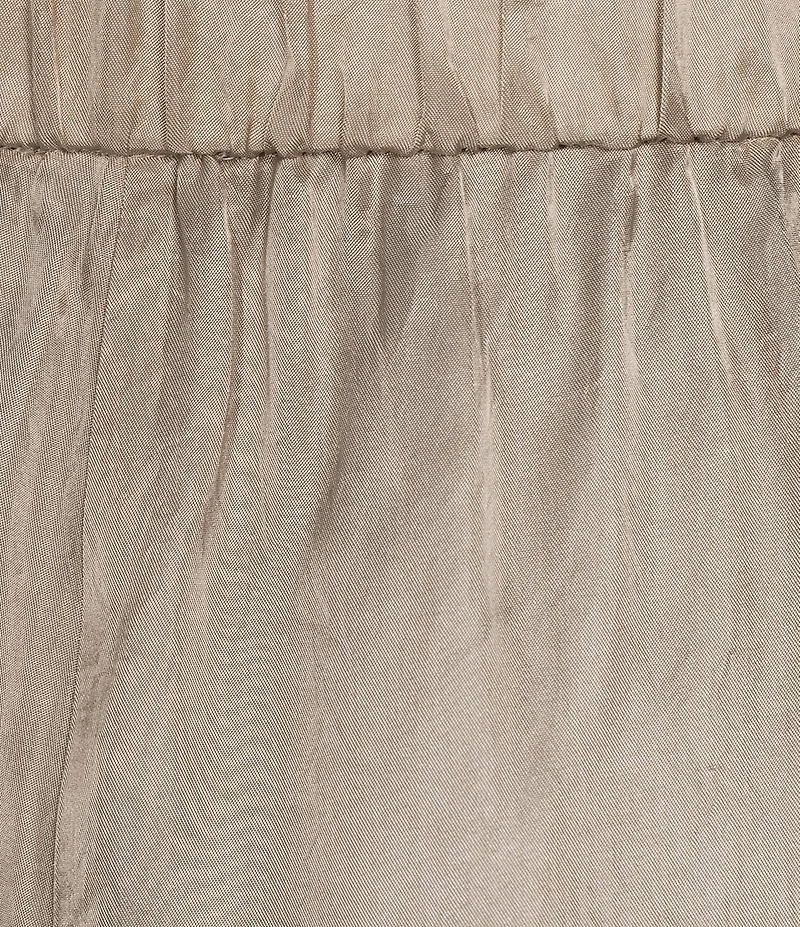 Eileen Fisher Lightweight Satin Shimmer High Waist Pleated Wide Leg Pants