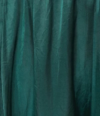 Eileen Fisher Lightweight Satin Shimmer High Waist Pleated Wide Leg Pants