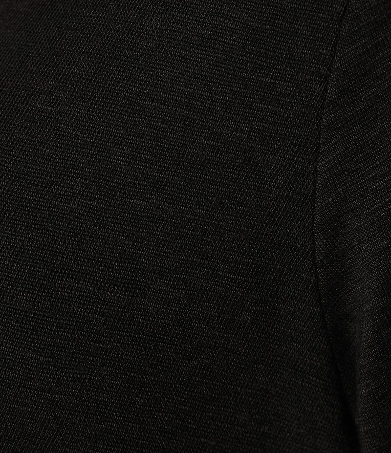 Eileen Fisher Linen Jersey Round Neck Long Sleeve Top