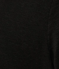 Eileen Fisher Linen Jersey Round Neck Long Sleeve Top