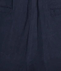 Eileen Fisher Linen Silk Twill High Waisted Wide Leg Trouser Pants