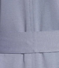 Eileen Fisher Organic Cotton Long Sleeve Shawl Collar Long Knit Robe