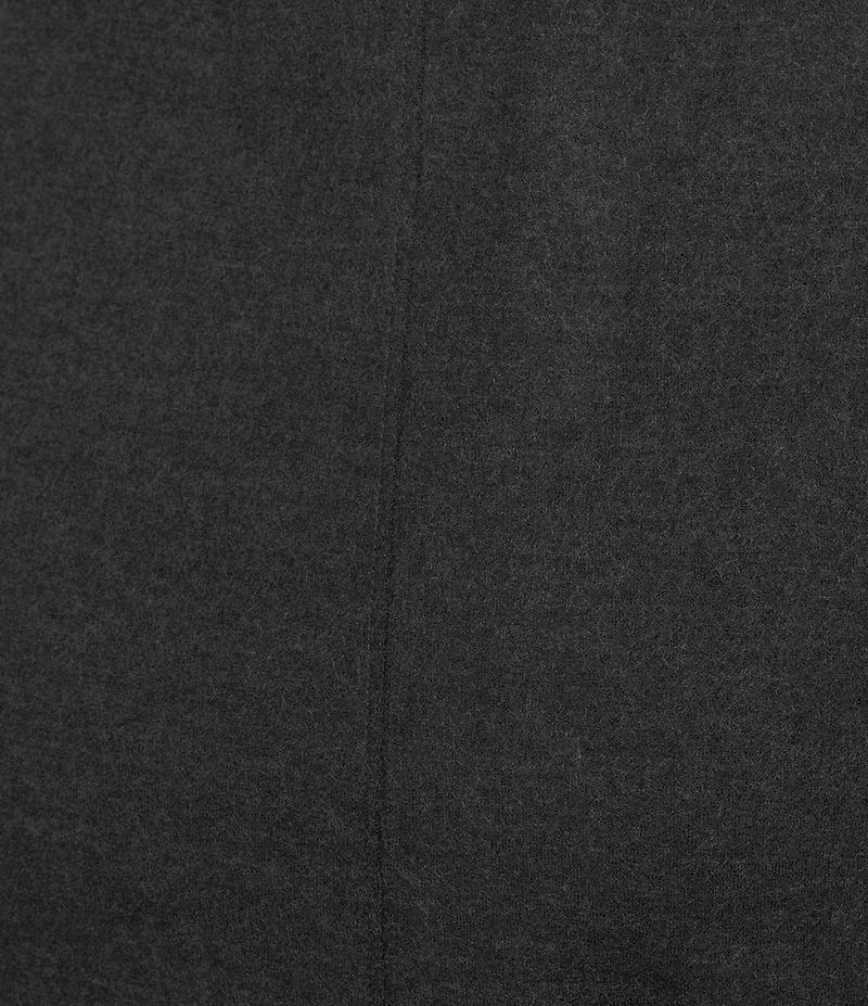 Eileen Fisher Melange Felt Wool Jersey High-Waist A-Line Midi Skirt