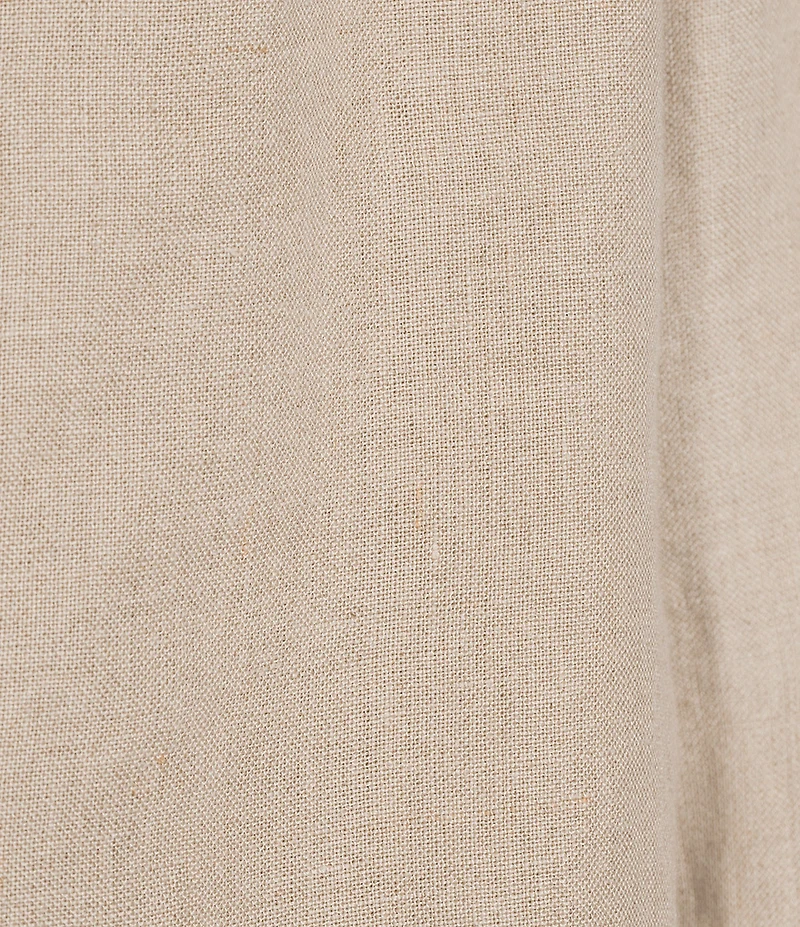 Eileen Fisher Oragnic Linen V-Neck Long Sleeve Wrap Cut-Away Jacket