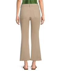 Eileen Fisher Organic Coton Blend Stretch Mid Rise Denim Slim Ankle Kick Jeans