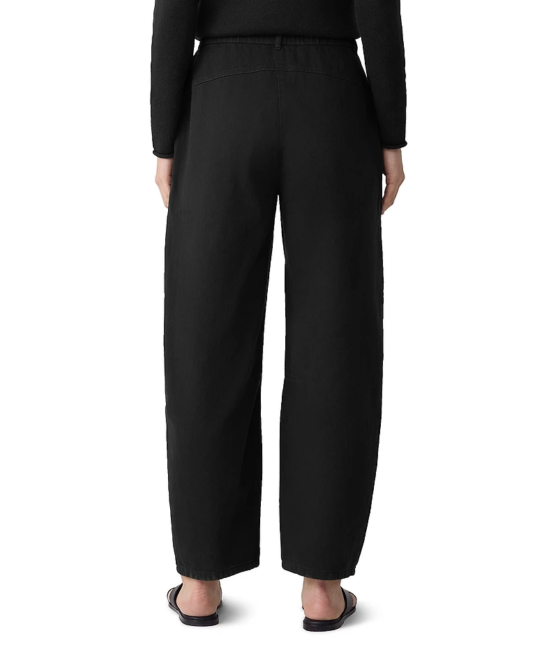 Eileen Fisher Organic Cotton Ankle Barrel Pants