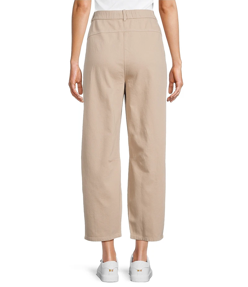 Eileen Fisher Organic Cotton Ankle Barrel Pants