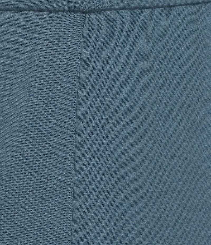 Eileen Fisher Organic Cotton Blend Coordinating Brushed Terry Pull-On Ankle Straight Leg Pants