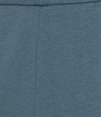 Eileen Fisher Organic Cotton Blend Coordinating Brushed Terry Pull-On Ankle Straight Leg Pants