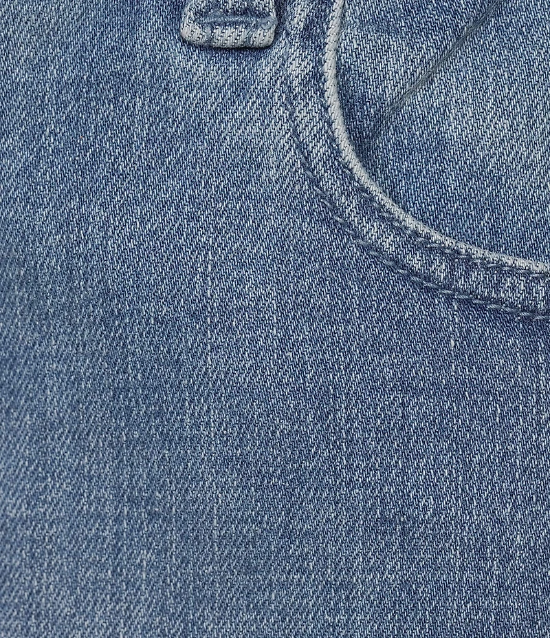 Eileen Fisher Organic Cotton Blend Denim Mid Rise Shorts