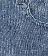 Eileen Fisher Organic Cotton Blend Denim Mid Rise Shorts