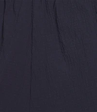 Eileen Fisher Organic Cotton Blend Elastic Waist Straight Leg Pants