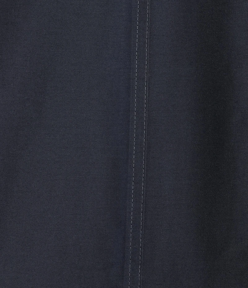 Eileen Fisher Organic Cotton Blend Stand Collar Long Sleeve Hidden Hood Coat