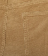 Eileen Fisher Organic Cotton Blend Stretch Corduroy High Waisted Straight Ankle Jeans