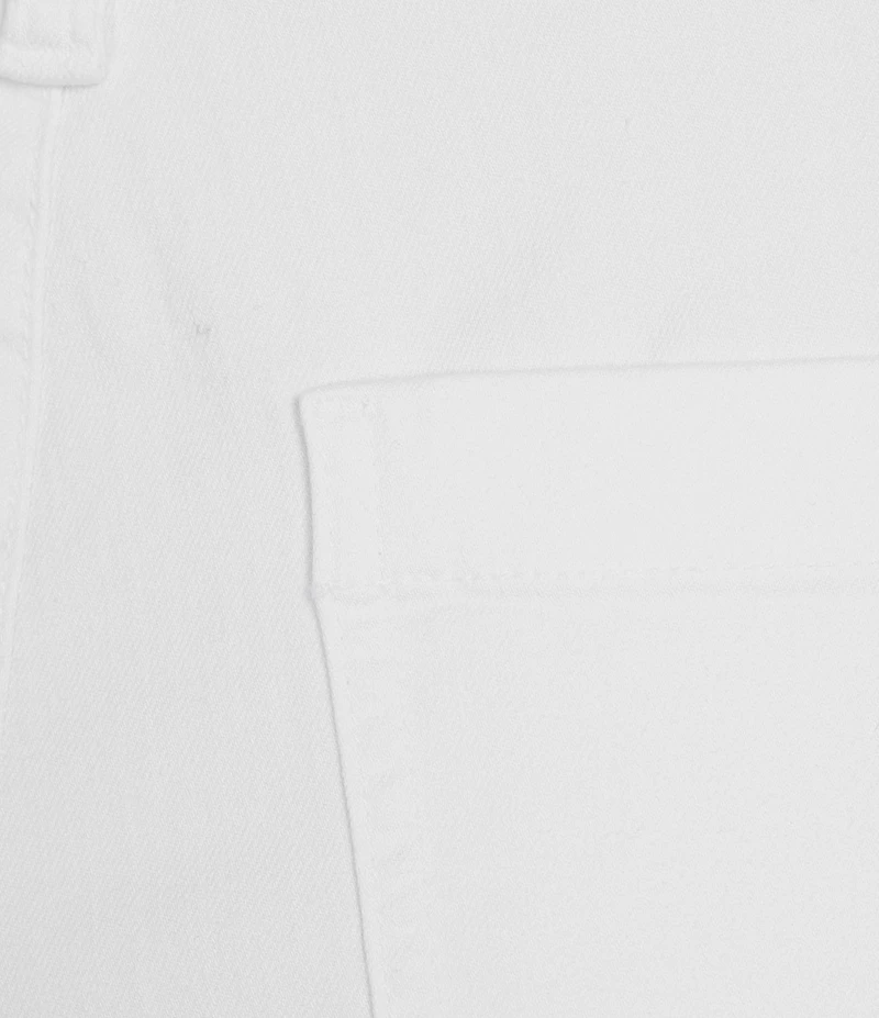 Eileen Fisher Organic Cotton Blend Stretch Denim Mid Rise Lantern Ankle Jeans