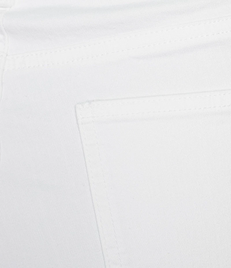 Eileen Fisher Organic Cotton Blend Stretch Denim Straight Cropped Jeans
