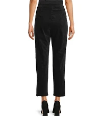 Eileen Fisher Organic Cotton Blend Velveteen Slim Ankle Pants