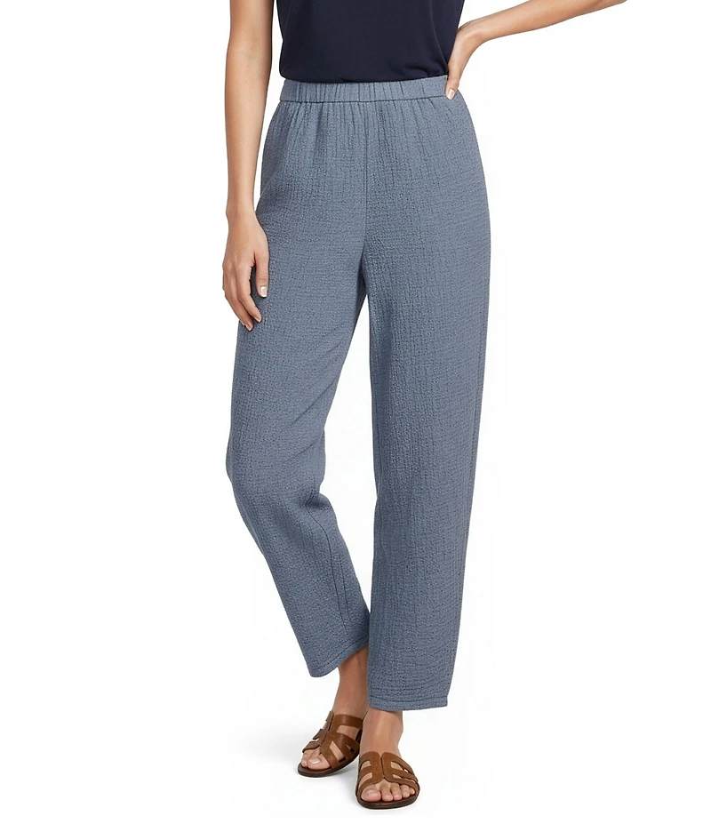 Eileen Fisher Organic Cotton Double Weave Lantern Ankle Pants