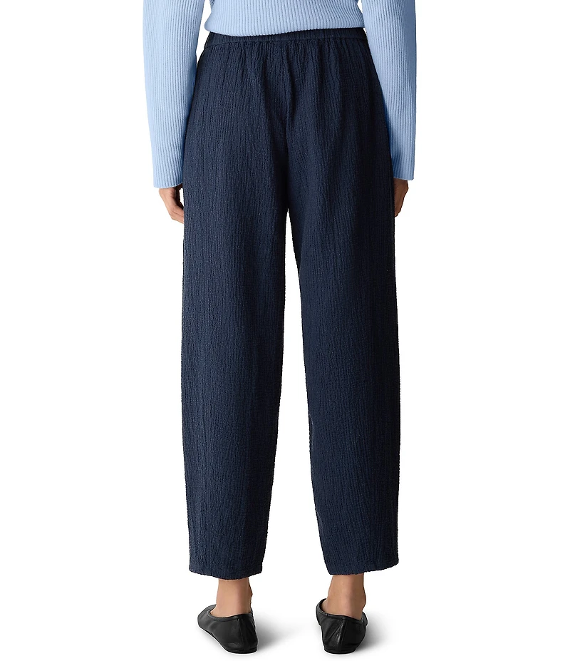 Eileen Fisher Organic Cotton Double Weave Lantern Ankle Pants