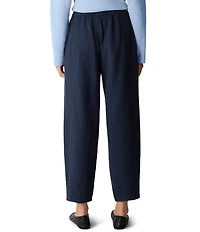 Eileen Fisher Organic Cotton Double Weave Lantern Ankle Pants