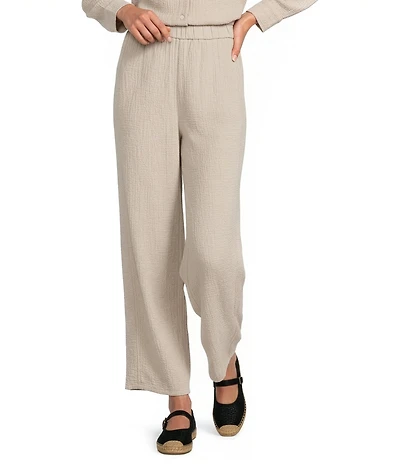 Eileen Fisher Organic Cotton Double Weave Lantern Ankle Pants