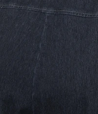Eileen Fisher Organic Cotton Indigo Knit Pull-On Ankle Pants