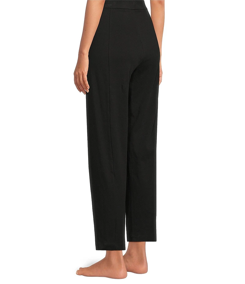 Eileen Fisher Organic Cotton Interlock Knit Coordinating Lantern Sleep Pants