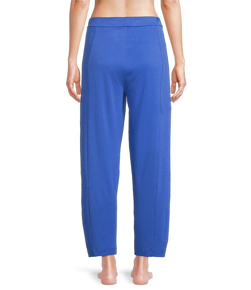 Eileen Fisher Organic Cotton Interlock Knit Coordinating Lantern Sleep Pants
