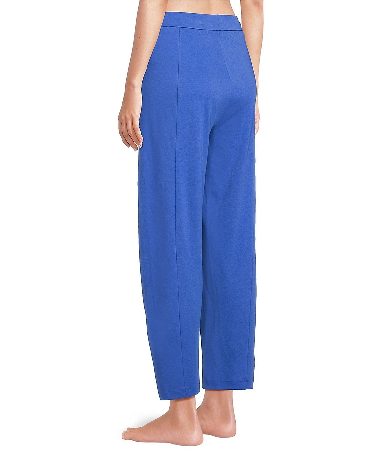 Eileen Fisher Organic Cotton Interlock Knit Coordinating Lantern Sleep Pants