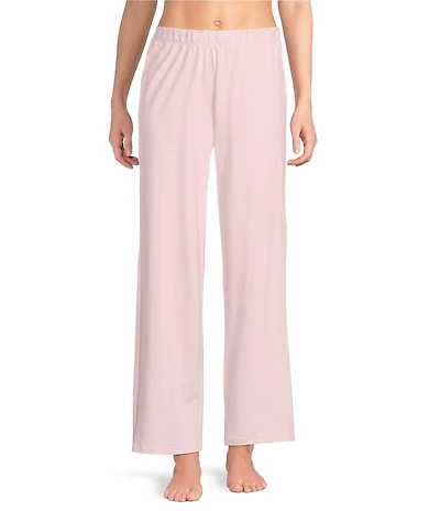Eileen Fisher Organic Cotton Interlock Knit Coordinating Straight Ankle Sleep Pants
