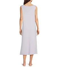 Eileen Fisher Organic Cotton Interlock Knit Long Nightgown