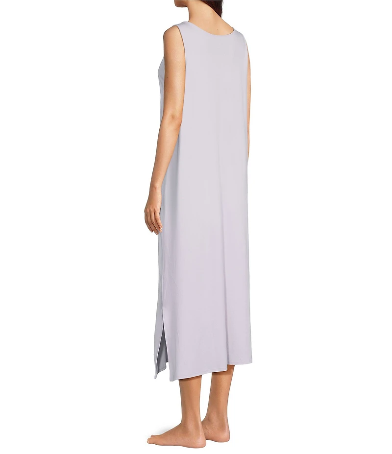 Eileen Fisher Organic Cotton Interlock Knit Long Nightgown