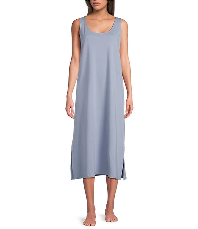 Eileen Fisher Organic Cotton Interlock Knit Long Nightgown