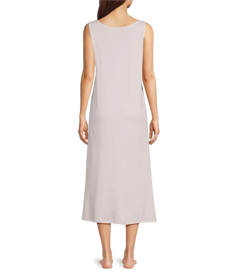 Eileen Fisher Organic Cotton Interlock Knit Long Nightgown