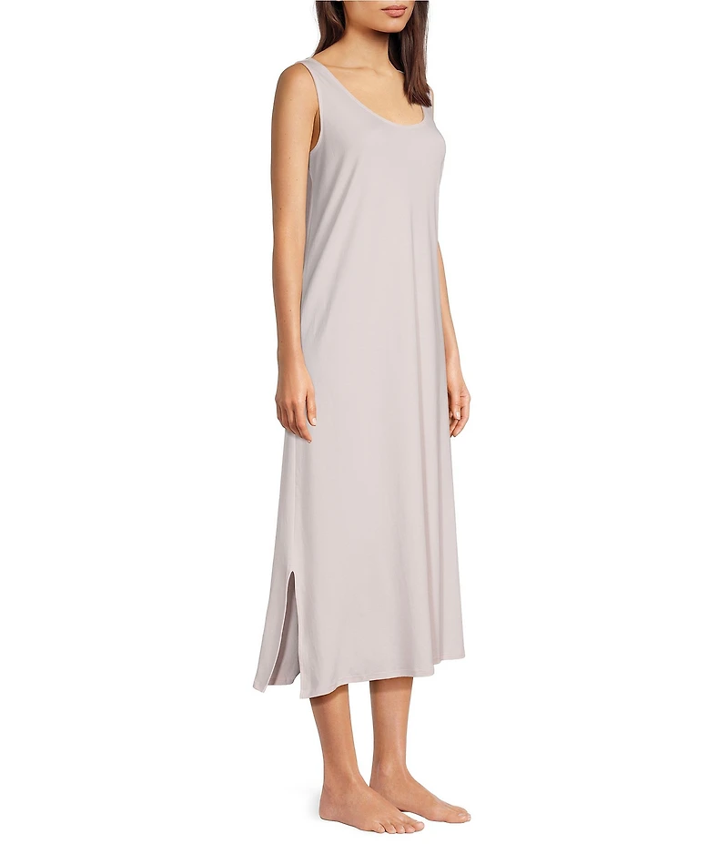 Eileen Fisher Organic Cotton Interlock Knit Long Nightgown