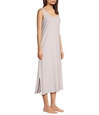 Eileen Fisher Organic Cotton Interlock Knit Long Nightgown