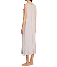 Eileen Fisher Organic Cotton Interlock Knit Long Nightgown