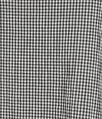 Eileen Fisher Organic Cotton Pucker Check Square Neck Sleevless Lantern Dress