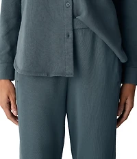 Eileen Fisher Organic Cotton Terry Slouch Ankle Pants